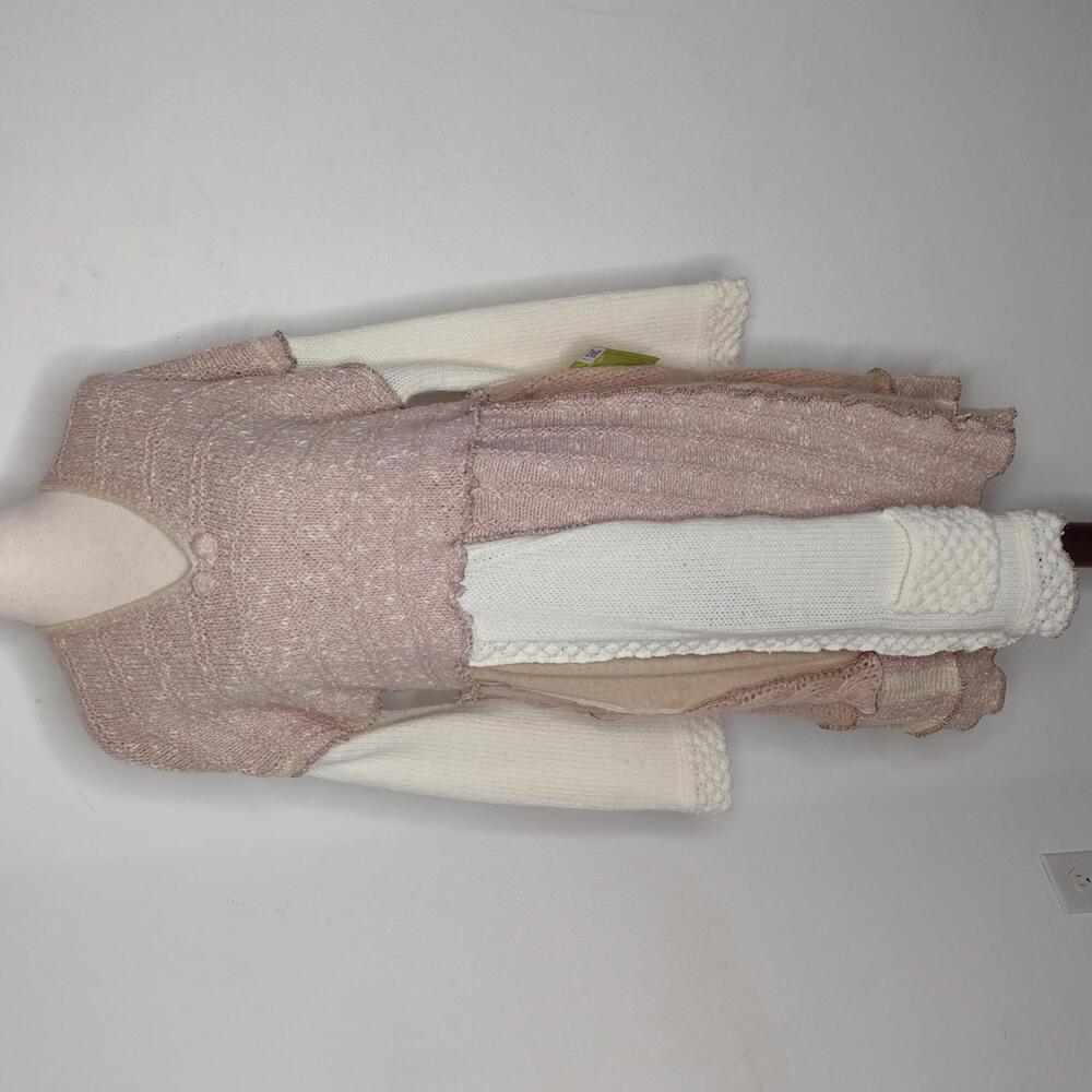 NWT ResQue Threads Women's Tan/White/Patchwork Dress Size Large